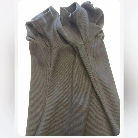 Club Monaco Black Square Neck Short Sleeve Mini Dress Size Medium - Picture 6 of 9